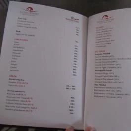 Furmint Drinkbár, Egerszalók - Étlap/itallap