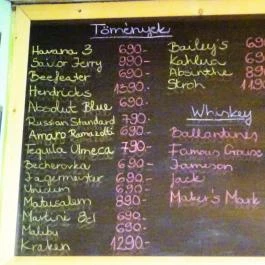 Füvész Bár Budapest - Egyéb