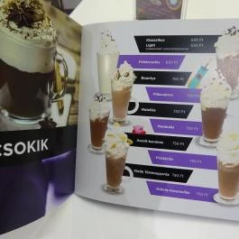 G2 Café Geek & Game Budapest - Étlap/itallap