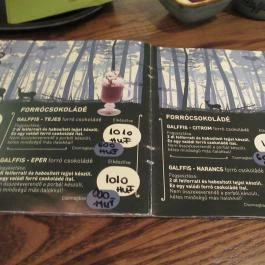 Galffis Chocolates - Budapest, Budapest - Étlap/itallap