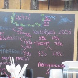 Galuska Kifőzde Budapest - Étlap/itallap