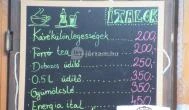 Galuska Kifőzde Budapest - Étlap/itallap