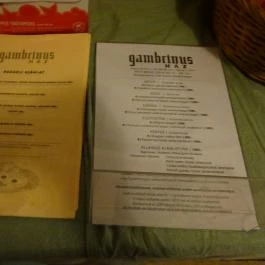Gambrinus Ház Sopron - Étlap/itallap