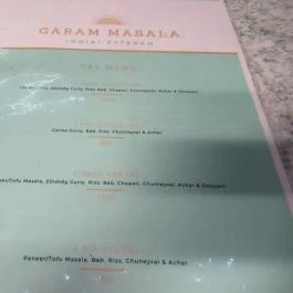 Garam Masala Indiai Büfé Budapest - Étlap/itallap