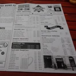 Gárden Budapest - Étlap/itallap