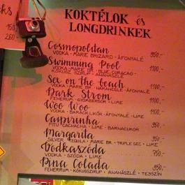 Garzon Cafe Budapest - Étlap/itallap