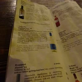 Garzon Cafe Budapest - Étlap/itallap