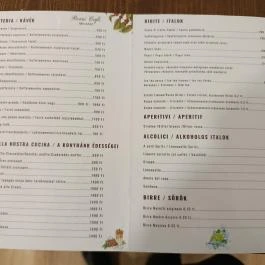 Gastronomia Da Nandin Budapest - Étlap/itallap
