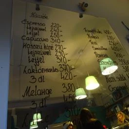 Gate Cafe Budapest - Étlap/itallap