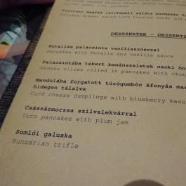 Gekko Pub, Szombathely - Étlap/itallap