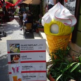 Gelateria No. 7., Budapest - Étlap/itallap