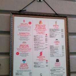Gelateria Pomo D'oro Budapest - Étlap/itallap