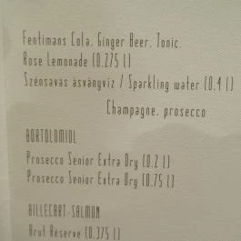 Gentry Coffee & Brunch Budapest - Étlap/itallap