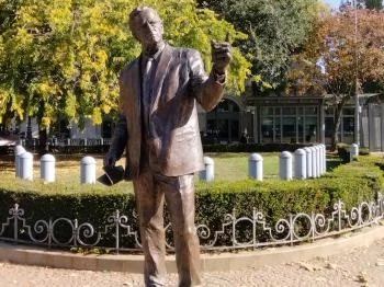 George Bush szobra Budapest