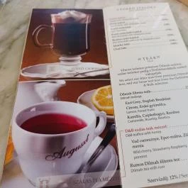 Geraldine – Auguszt Múzeumkert, Budapest - Étlap/itallap