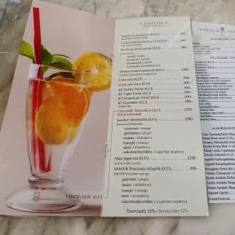 Geraldine – Auguszt Múzeumkert, Budapest - Étlap/itallap