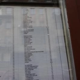 Gina Cukrászda - Városmajor utca Budapest - Étlap/itallap