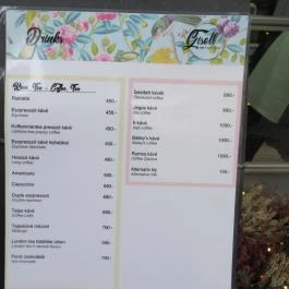 Gisell Café & Aperitivo Bar Budapest - Étlap/itallap