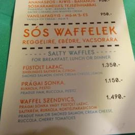 GoFree Bar Budapest - Étlap/itallap