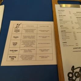 Goli Budapest - Étlap/itallap