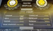 Gömbi Streetfood Budapest - Étlap/itallap