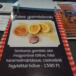 GomBRO'c Étterem Budapest - Étlap/itallap