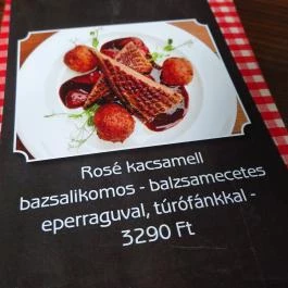 GomBRO'c Étterem Budapest - Étlap/itallap