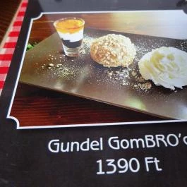 GomBRO'c Étterem Budapest - Étlap/itallap