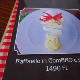 GomBRO'c Étterem Budapest - Étlap/itallap