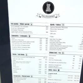 Goodbar Budapest - Étlap/itallap