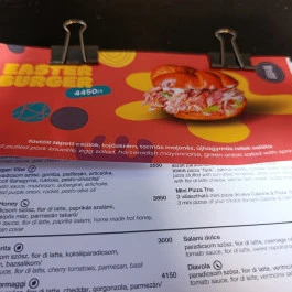 Goodbar Buda (Pizza & Burger), Budapest - Étlap/itallap