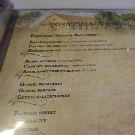 Harap a Kacsa Hatvan - Étlap/itallap