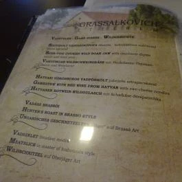 Harap a Kacsa Hatvan - Étlap/itallap