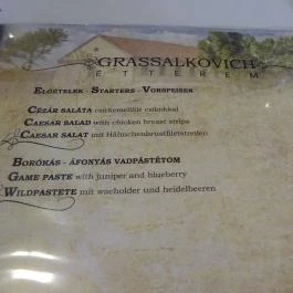 Harap a Kacsa Hatvan - Étlap/itallap