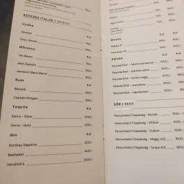 Gray Specialty Cafe & Bar, Budapest - Étlap/itallap