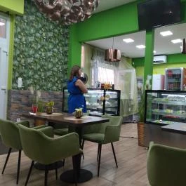 Green Cukrászda Budapest - Belső