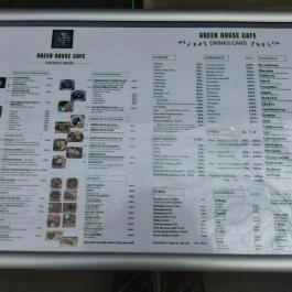 Green House Cafe Brunch & Bar & Lounge Budapest - Étlap/itallap