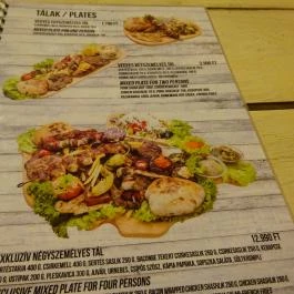 Grill Mánia Budapest - Étlap/itallap