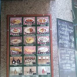 Grinzingi Borozó, Budapest - Étlap/itallap