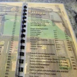 Grinzingi Borozó, Budapest - Étlap/itallap