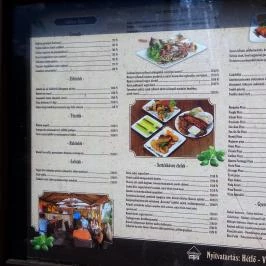 Gulliver Étterem, Pizzéria, Kávézó Budapest - Étlap/itallap