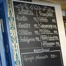 Gulyáskantin Budapest - Étlap/itallap