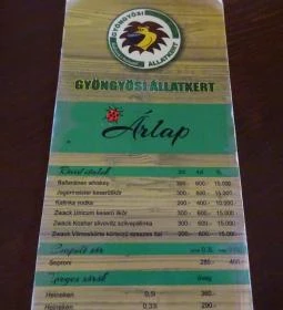 Gyöngyösi Állatkert Büféje