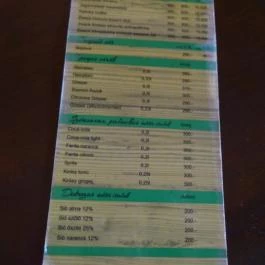 Gyöngyösi Állatkert Büféje Gyöngyös - Étlap/itallap