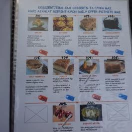 Gyradiko Budapest - Étlap/itallap