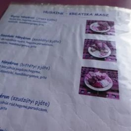 Gyradiko Estia, Budapest - Étlap/itallap