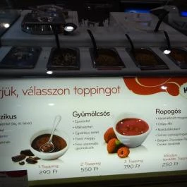 Häagen Dazs - WestEnd City Center Budapest - Étlap/itallap