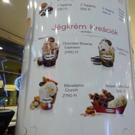 Häagen Dazs - WestEnd City Center Budapest - Étlap/itallap