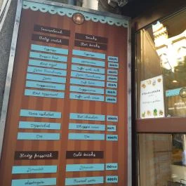 Habos Gofri Budapest - Étlap/itallap