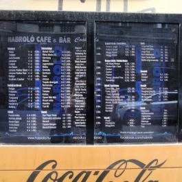 Habroló Pub Budapest - Étlap/itallap